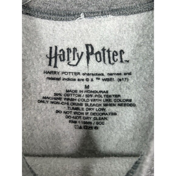 Harry Potter Hogwarts Alumni Crewneck Gray Sweatshirt Men's Medium - Picture 8 of 8
